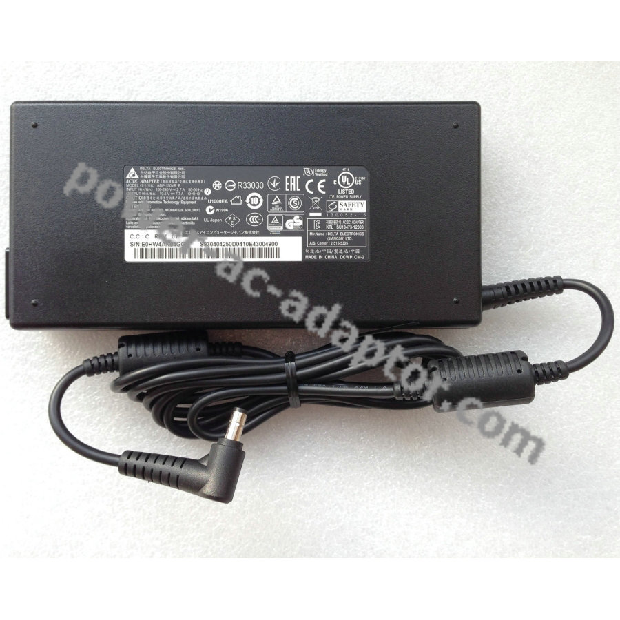 Original 120W 19.5V 6.15A MSI GS60 GS70 AC Adapter Charger